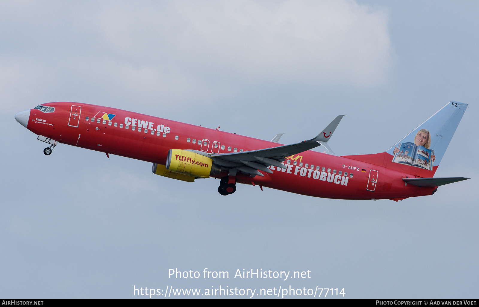 Aircraft Photo of D-AHFZ | Boeing 737-8K5 | TUIfly | AirHistory.net #77114