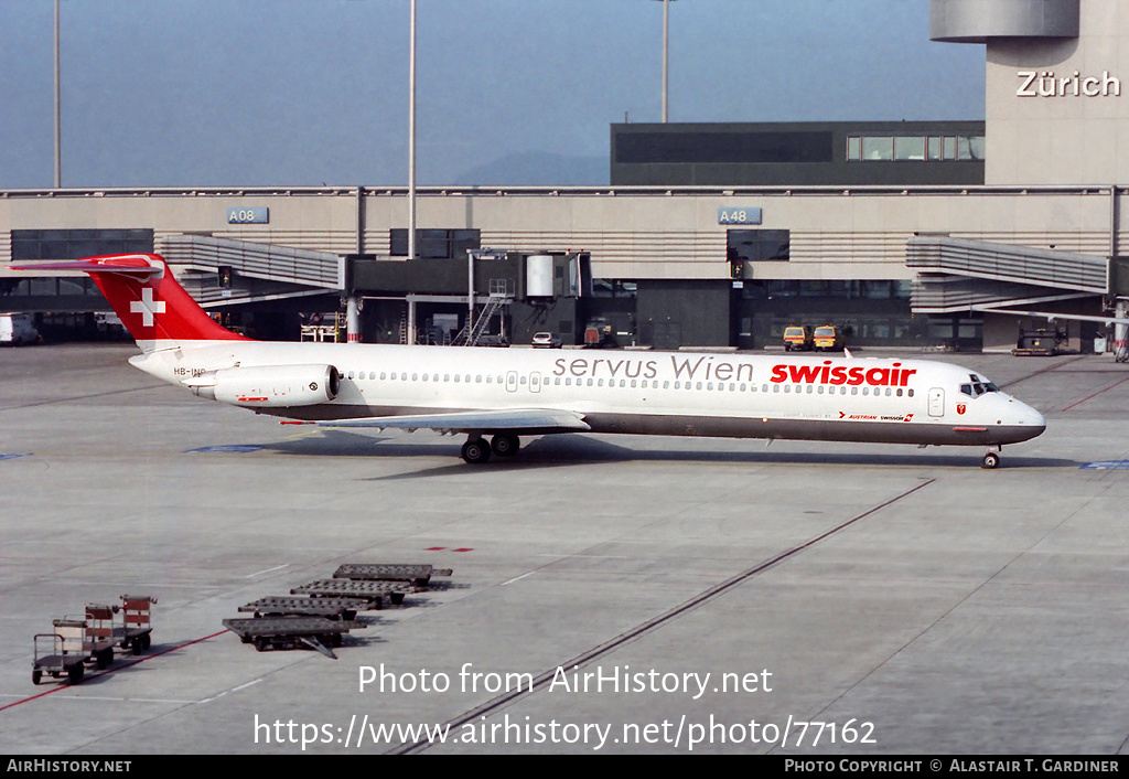 Aircraft Photo of HB-IND | McDonnell Douglas MD-81 (DC-9-81) | Swissair | AirHistory.net #77162