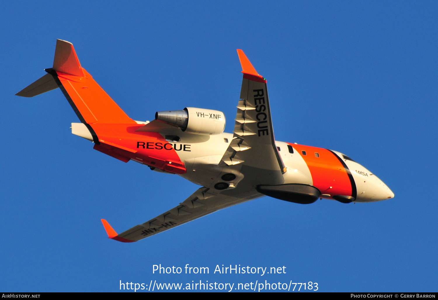 Aircraft Photo of VH-XNF | Bombardier Challenger 604 (CL-600-2B16) | AMSA - Australian Maritime Safety Authority | AirHistory.net #77183