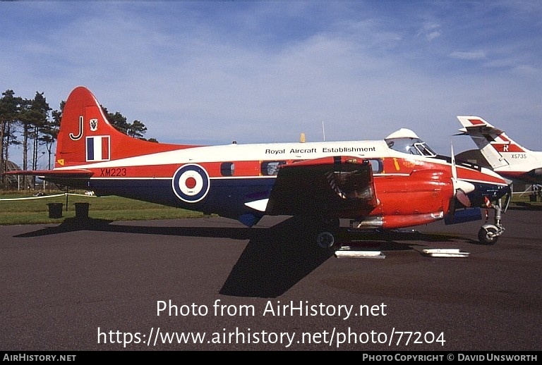 Aircraft Photo of XM223 | De Havilland D.H. 104 Devon C1 | UK - Air Force | AirHistory.net #77204