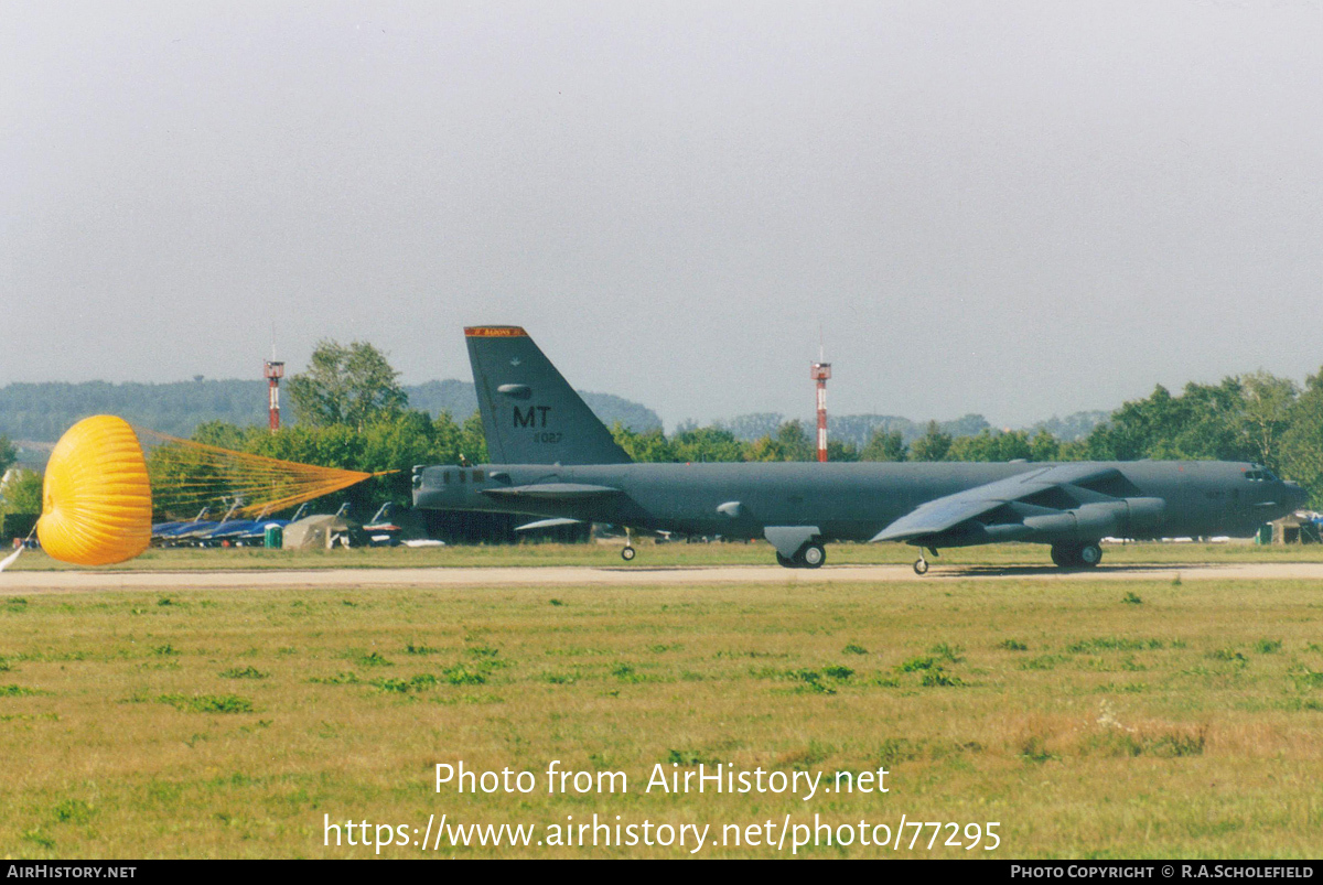 Aircraft Photo of 61-0027 / AF61-027 | Boeing B-52H Stratofortress | USA - Air Force | AirHistory.net #77295