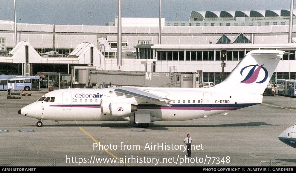 Aircraft Photo of G-DEBD | British Aerospace BAe-146-200 | Debonair Airways | AirHistory.net #77348