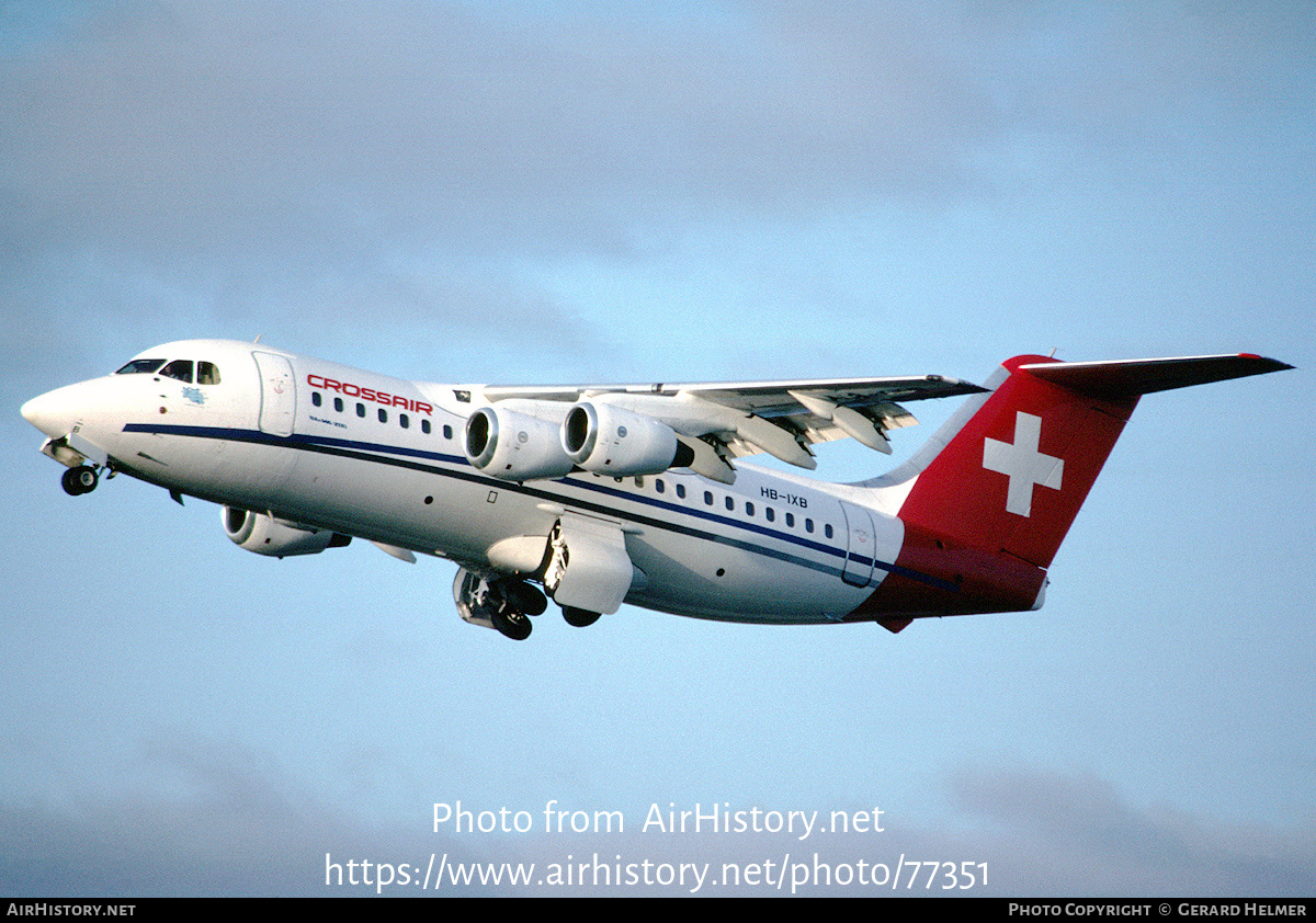 Aircraft Photo of HB-IXB | British Aerospace BAe-146-200 | Crossair | AirHistory.net #77351