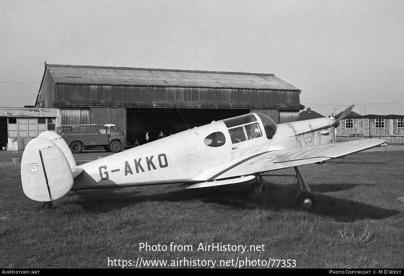 Aircraft Photo of G-AKKO | Miles M.38 Messenger 2A | AirHistory.net #77353