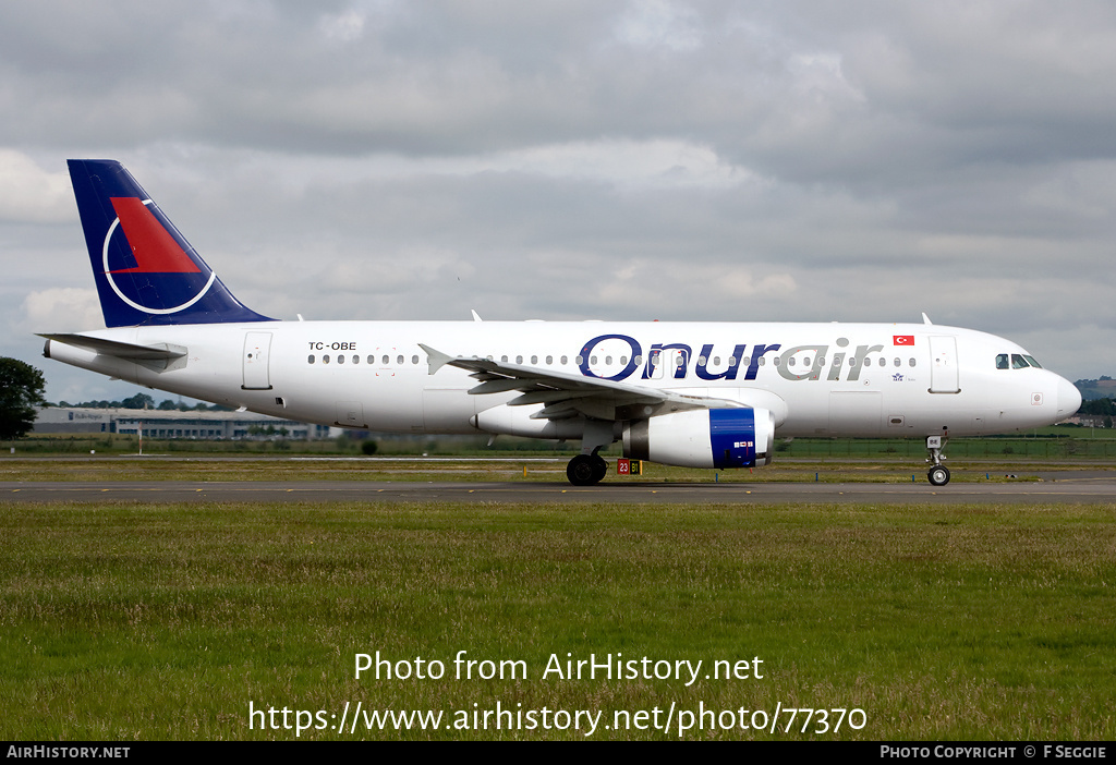 Aircraft Photo of TC-OBE | Airbus A320-231 | Onur Air | AirHistory.net #77370