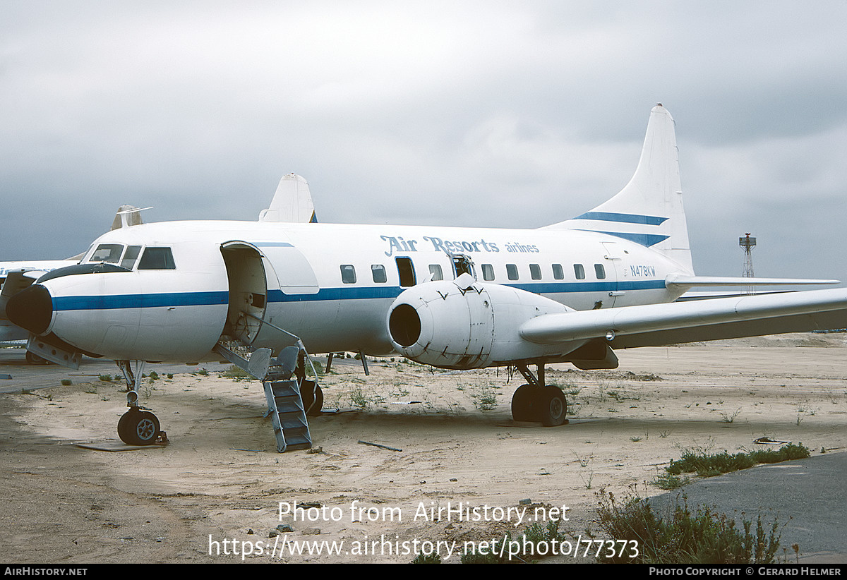 Aircraft Photo of N478KW | Convair 440 | Air Resorts Airlines | AirHistory.net #77373