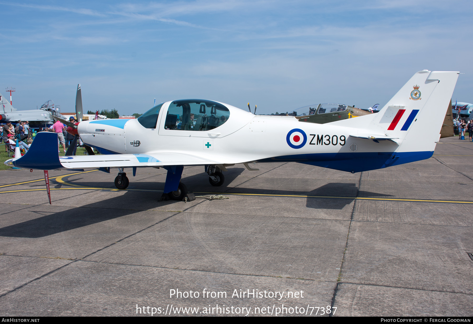 Aircraft Photo of ZM309 | Grob G-120TP Prefect T1 | UK - Air Force | AirHistory.net #77387