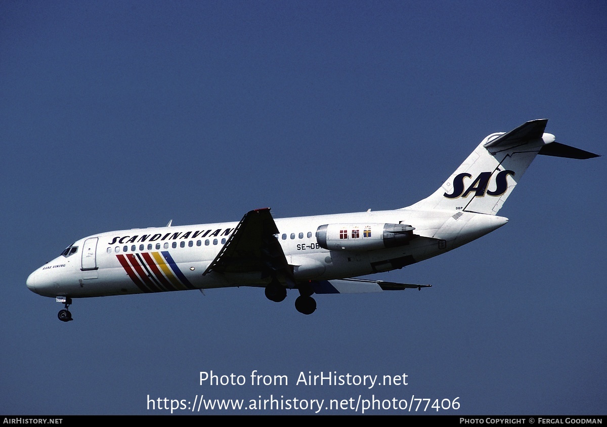 Aircraft Photo of SE-DBP | McDonnell Douglas DC-9-21 | Scandinavian Airlines - SAS | AirHistory.net #77406