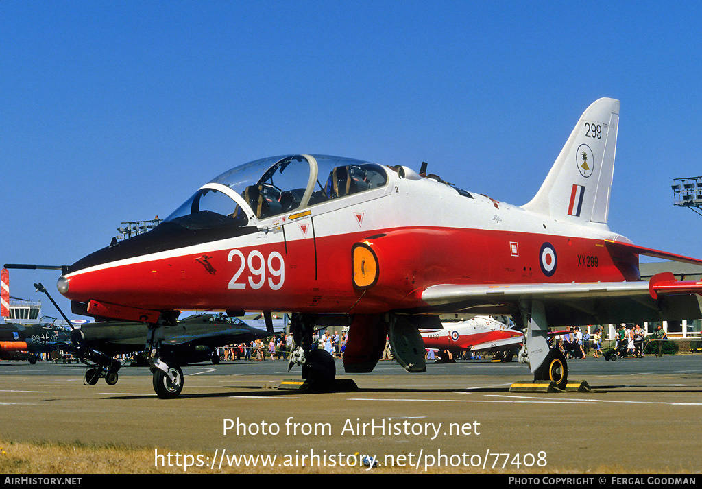 Aircraft Photo of XX299 | British Aerospace Hawk T1 | UK - Air Force | AirHistory.net #77408