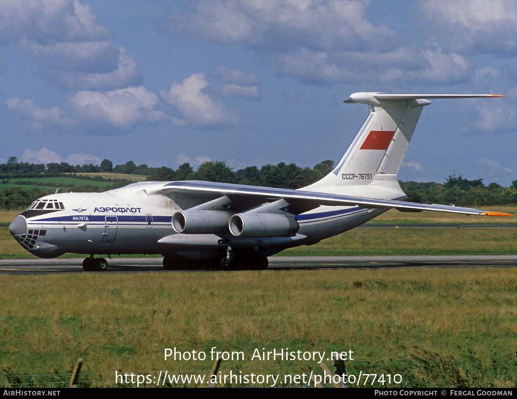 Aircraft Photo of CCCP-76751 | Ilyushin Il-76TD | Aeroflot | AirHistory.net #77410