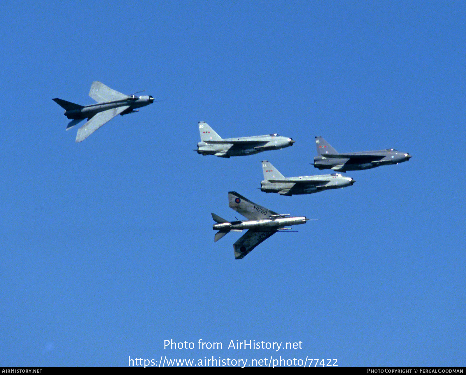 Aircraft Photo of XR757 | English Electric Lightning F6 | UK - Air Force | AirHistory.net #77422