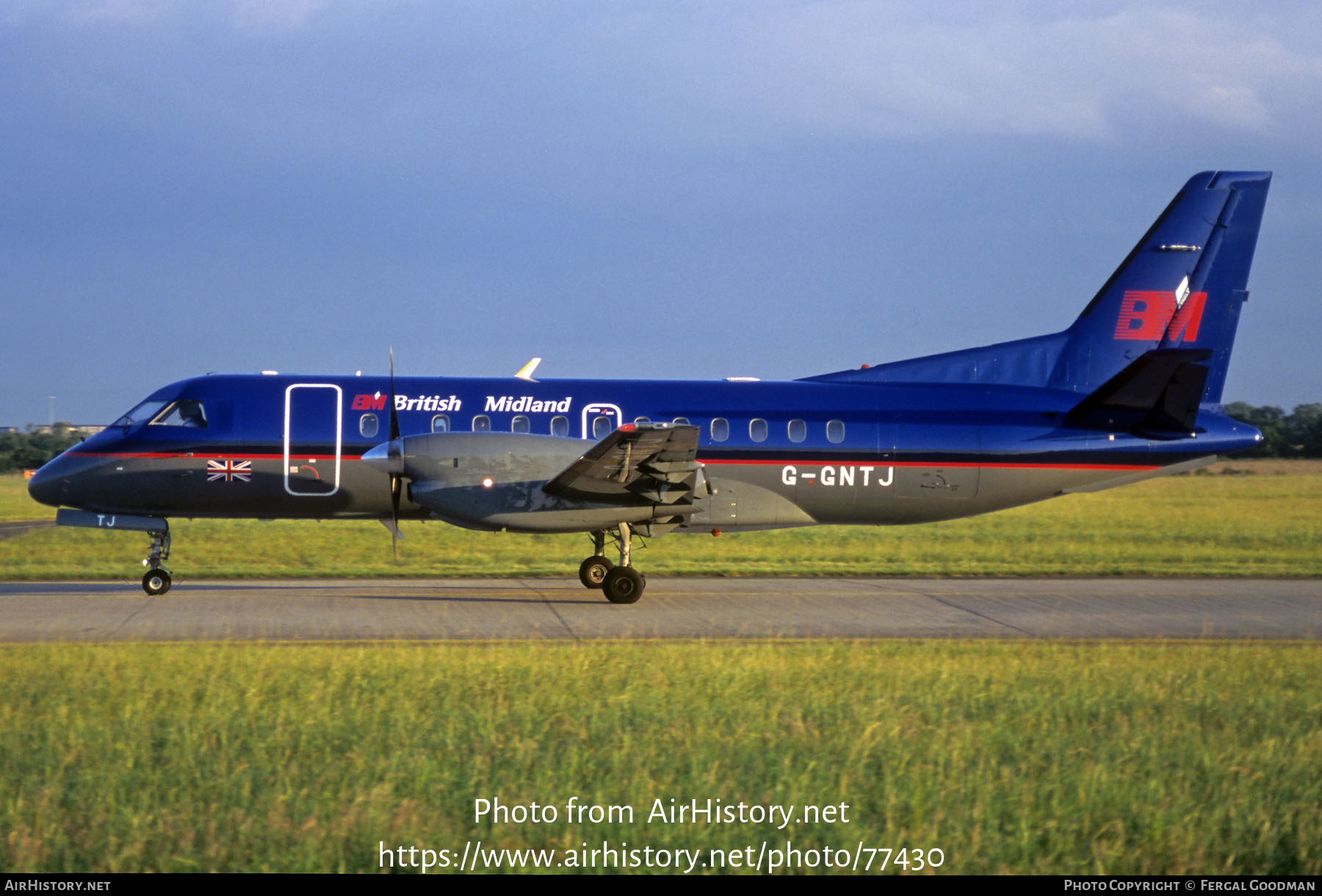 Aircraft Photo of G-GNTJ | Saab 340B | British Midland Airways - BMA | AirHistory.net #77430