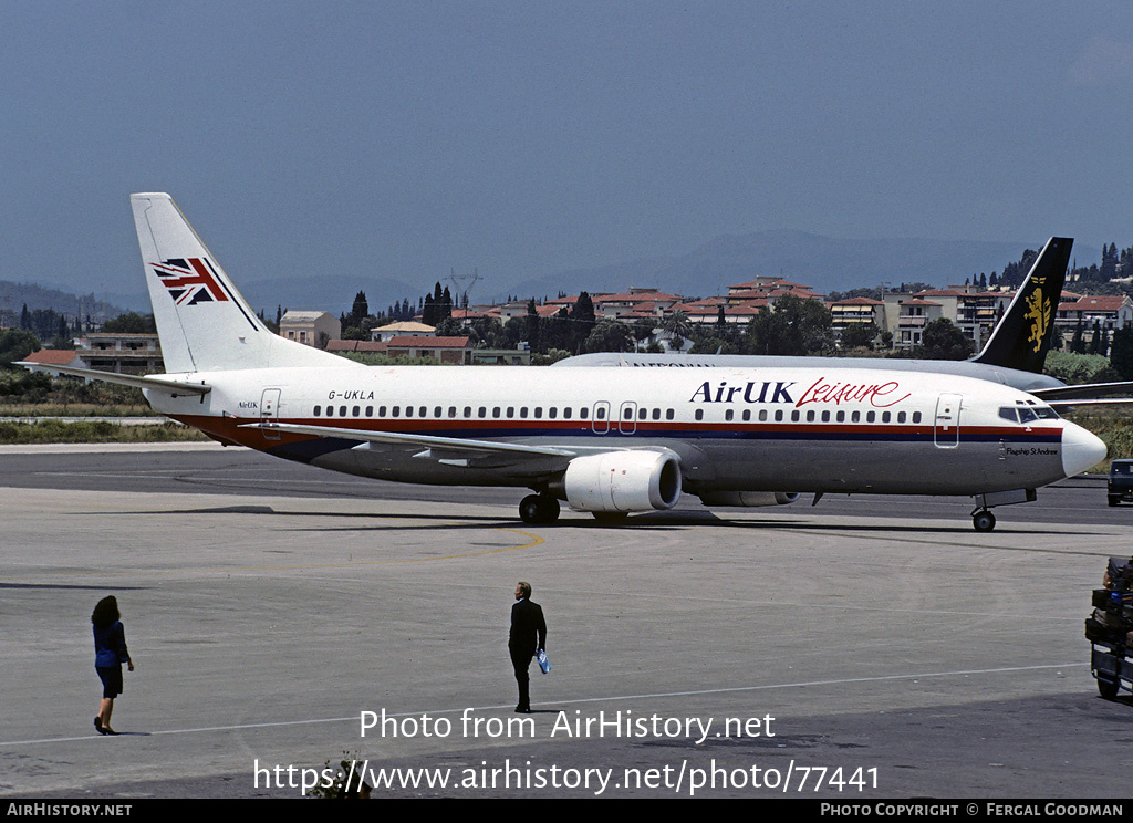 Aircraft Photo of G-UKLA | Boeing 737-4Y0 | Air UK Leisure | AirHistory.net #77441