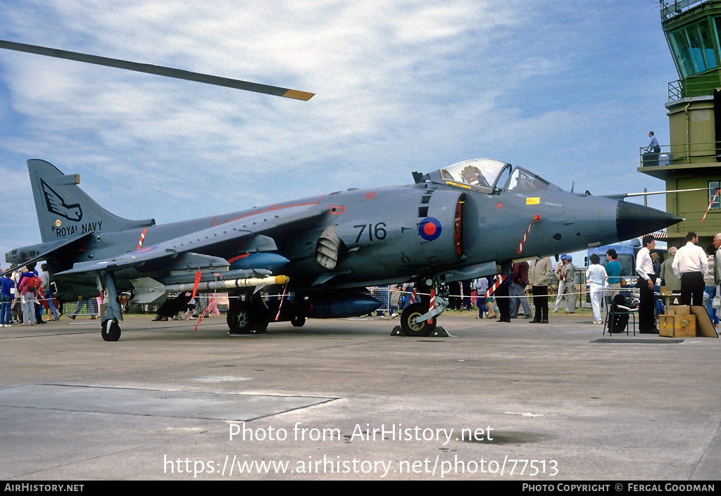 Aircraft Photo of ZA176 | British Aerospace Sea Harrier FRS1 | UK - Navy | AirHistory.net #77513