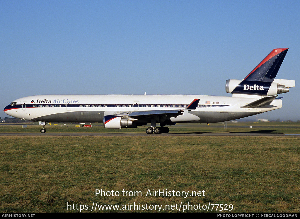 Aircraft Photo of N801DE | McDonnell Douglas MD-11 | Delta Air Lines | AirHistory.net #77529