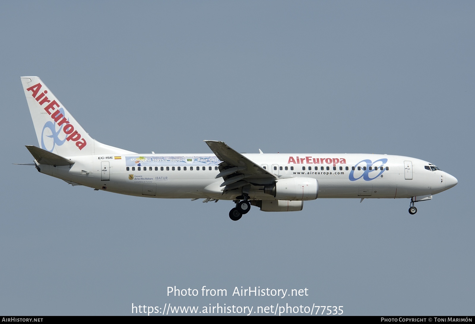 Aircraft Photo of EC-ISE | Boeing 737-85P | Air Europa | AirHistory.net #77535