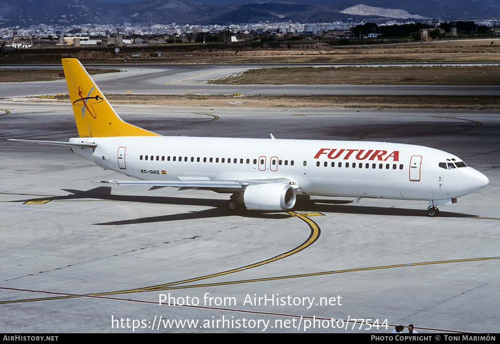 Aircraft Photo of EC-GNZ | Boeing 737-4Y0 | Futura International Airways | AirHistory.net #77544