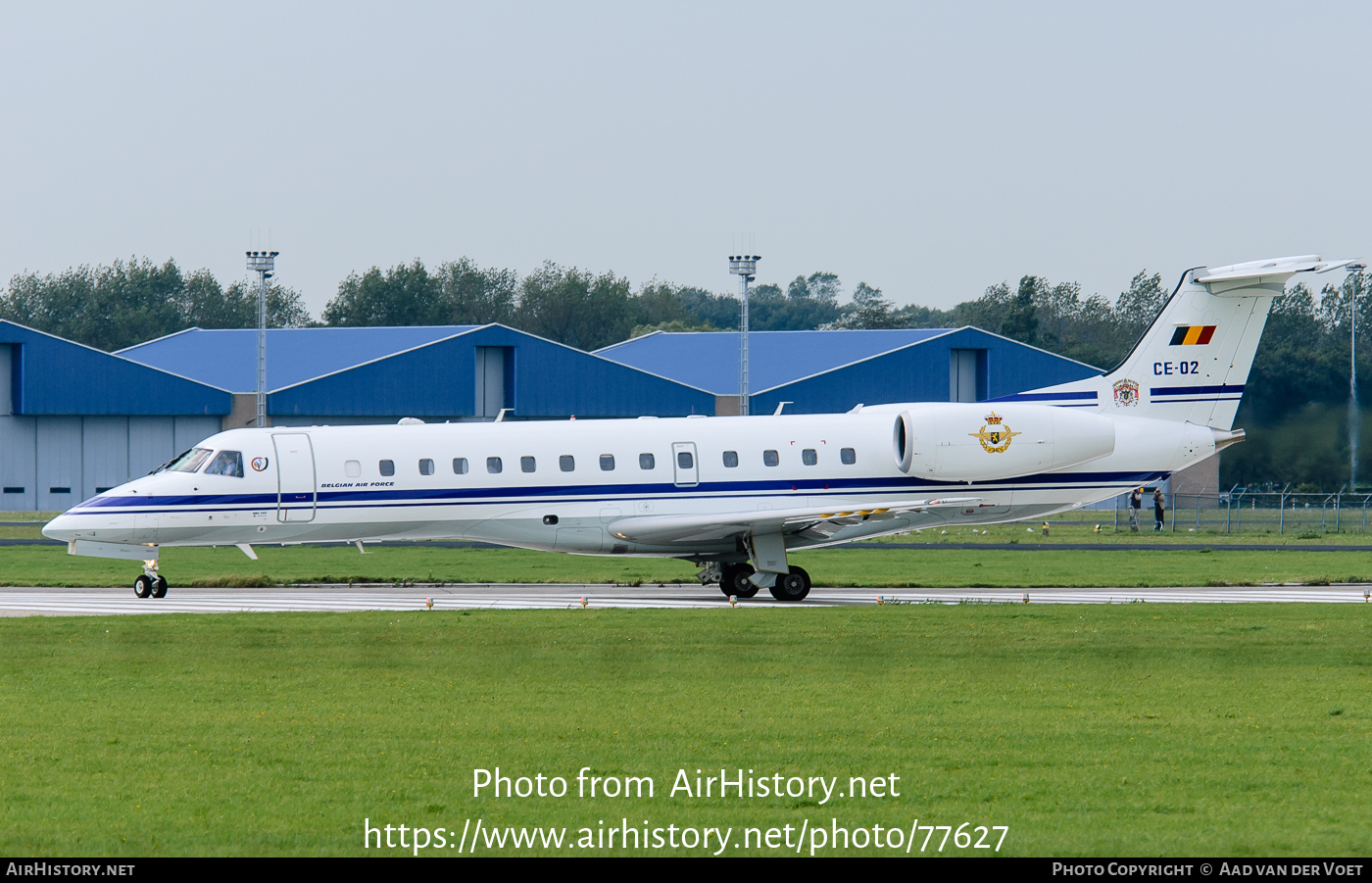 Aircraft Photo of CE-02 | Embraer ERJ-135LR (EMB-135LR) | Belgium - Air Force | AirHistory.net #77627