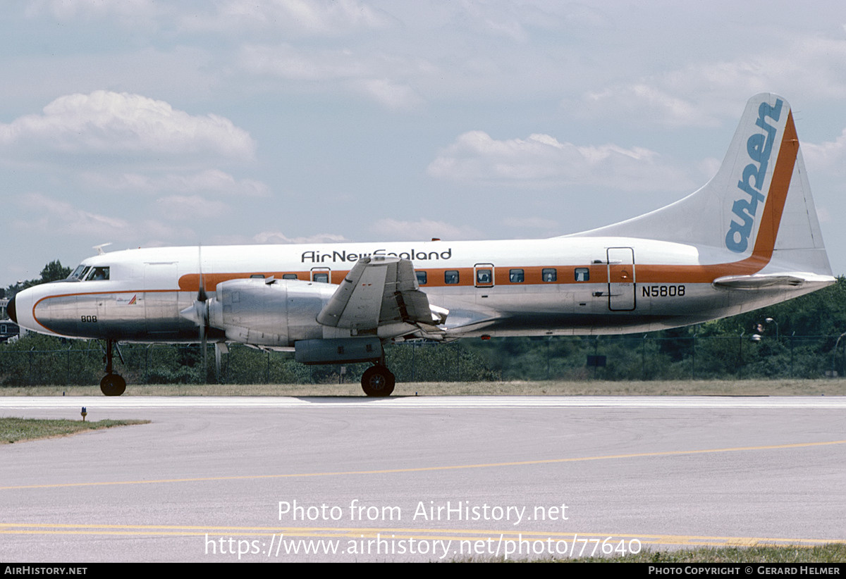 Aircraft Photo of N5808 | Convair 580 | Air New England | AirHistory.net #77640