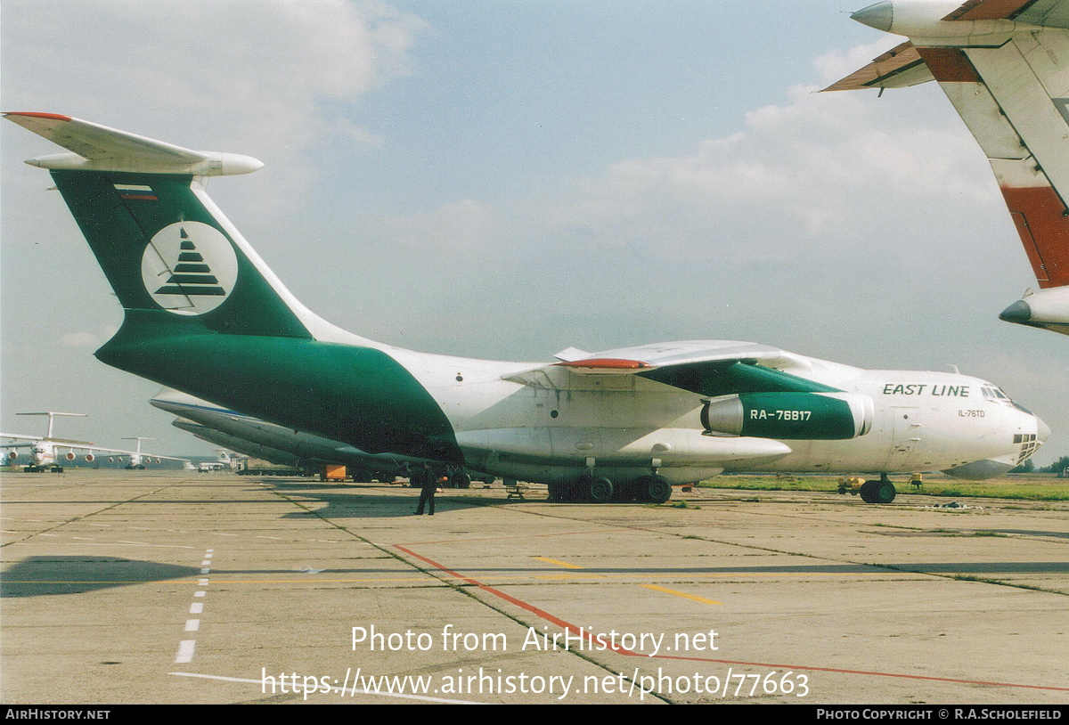 Aircraft Photo of RA-76817 | Ilyushin Il-76TD | East Line | AirHistory.net #77663