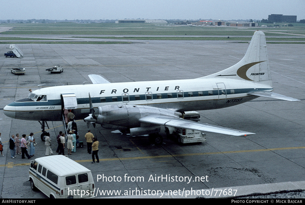 Aircraft Photo of N73157 | Convair 580 | Frontier Airlines | AirHistory.net #77687