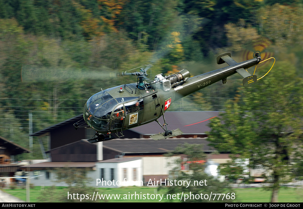 Aircraft Photo of V-259 | Sud SE-3160 Alouette III | Switzerland - Air Force | AirHistory.net #77768