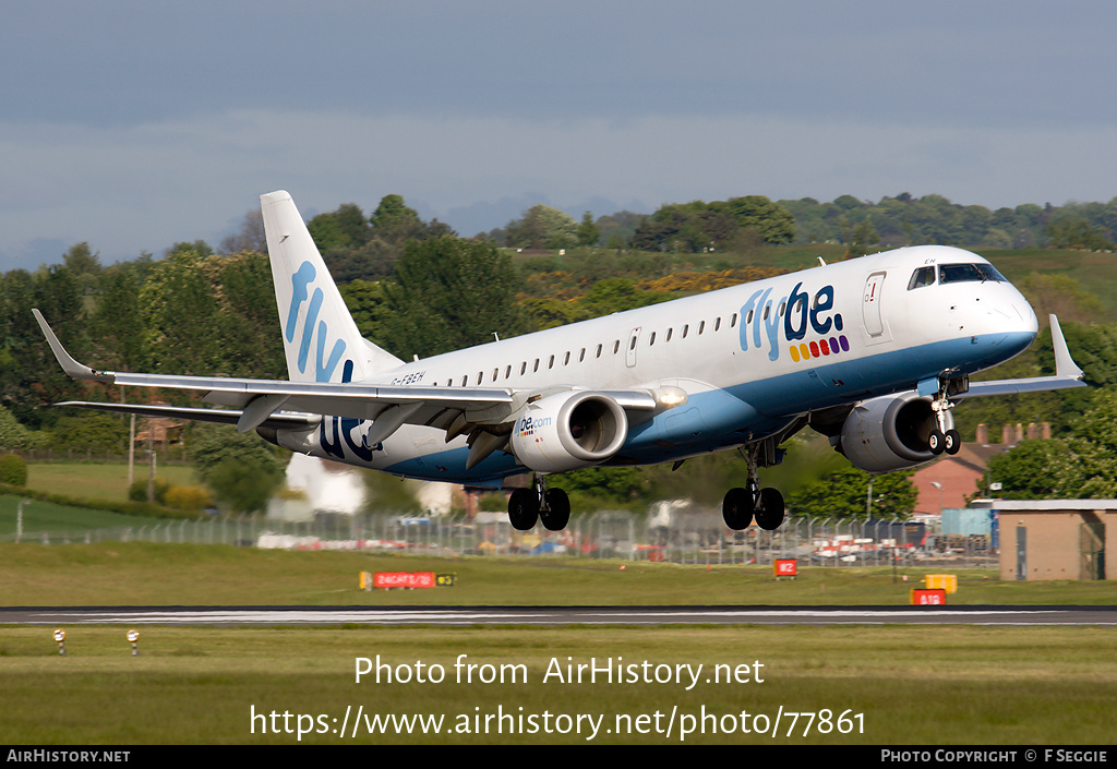 Aircraft Photo of G-FBEH | Embraer 195LR (ERJ-190-200LR) | Flybe | AirHistory.net #77861