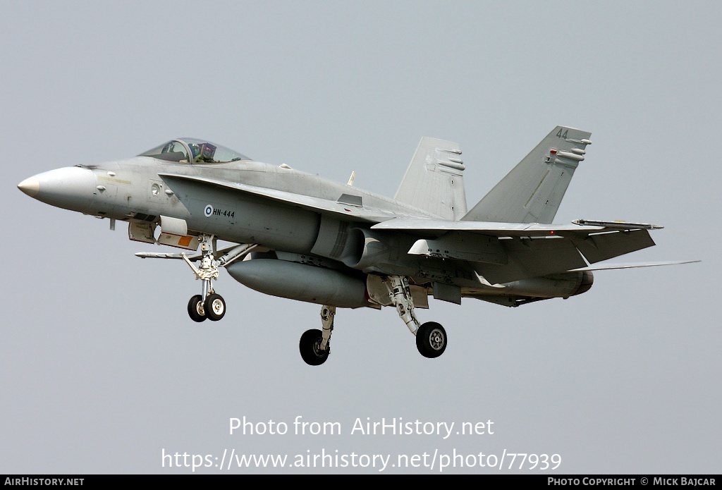 Aircraft Photo of HN-444 | McDonnell Douglas F/A-18C Hornet | Finland ...