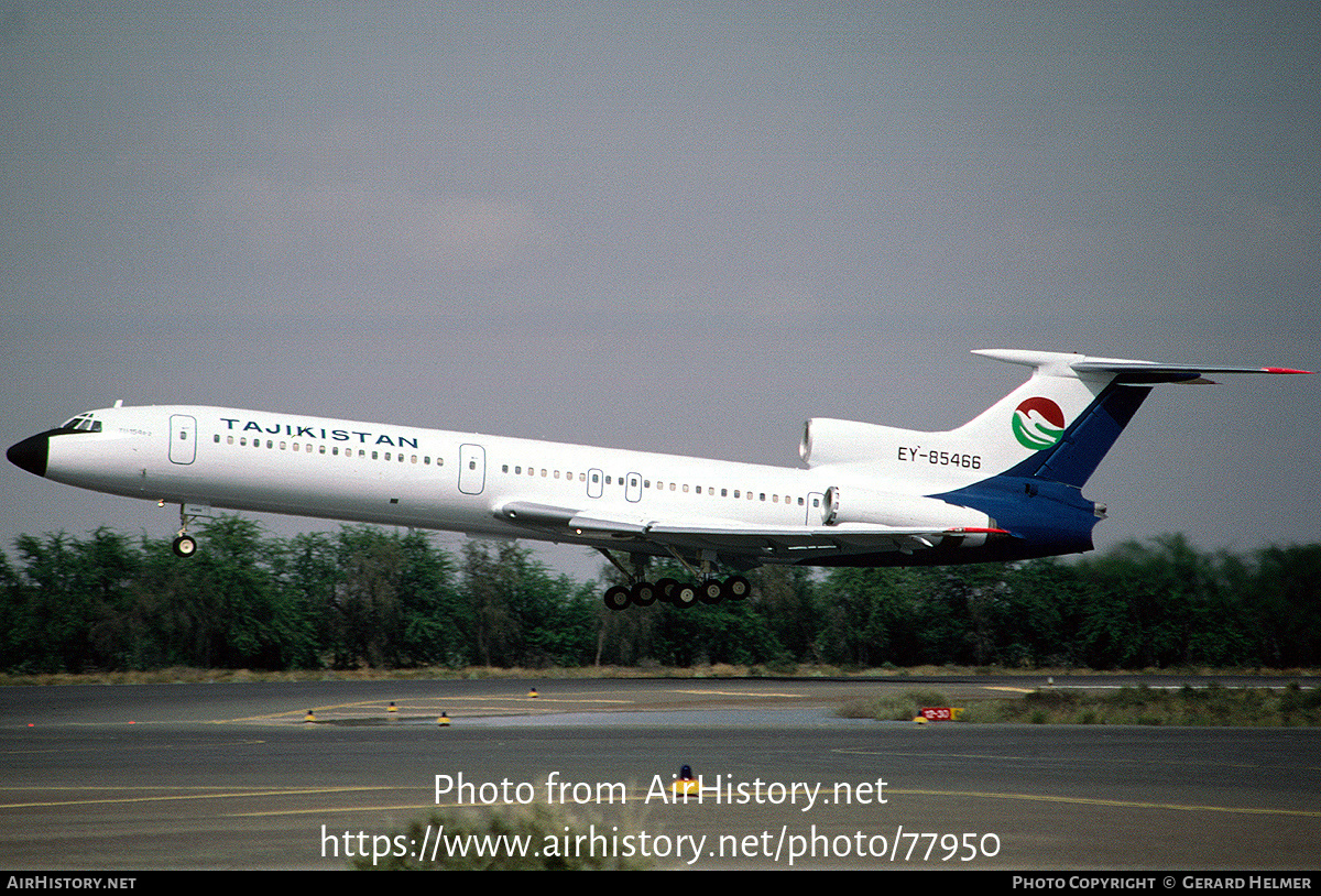 Aircraft Photo of EY-85466 | Tupolev Tu-154B-2 | Tajikistan Airlines | AirHistory.net #77950