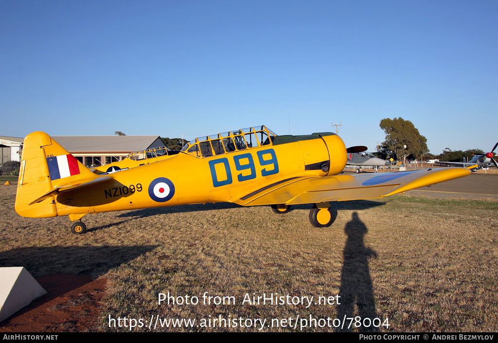 Aircraft Photo of VH-NZX / NZ1099 | North American AT-6D Texan | New Zealand - Air Force | AirHistory.net #78004