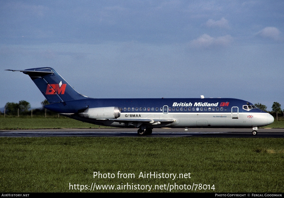 Aircraft Photo of G-BMAA | Douglas DC-9-15 | British Midland Airways - BMA | AirHistory.net #78014