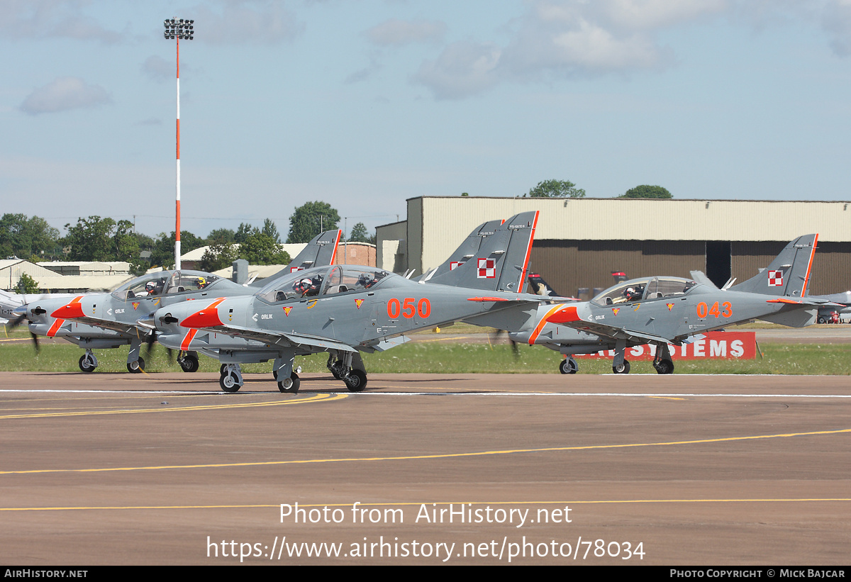 Aircraft Photo of 050 | PZL-Okecie PZL-130TC-1 Turbo Orlik | Poland - Air Force | AirHistory.net #78034