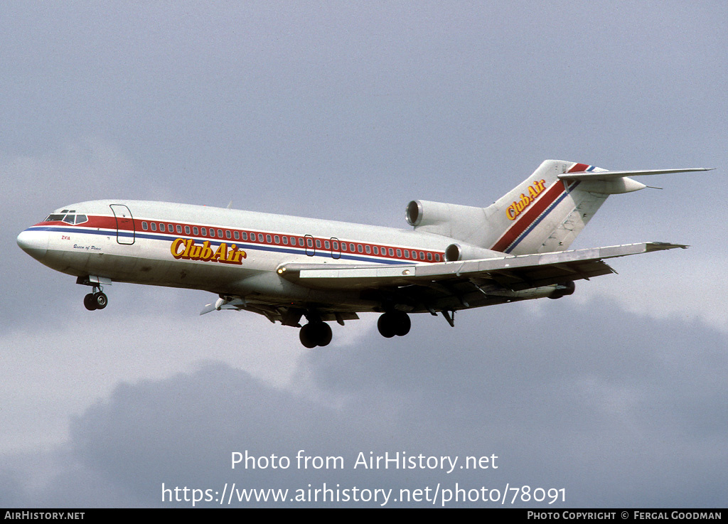 Aircraft Photo of EI-BUI | Boeing 727-95 | Club Air | AirHistory.net #78091