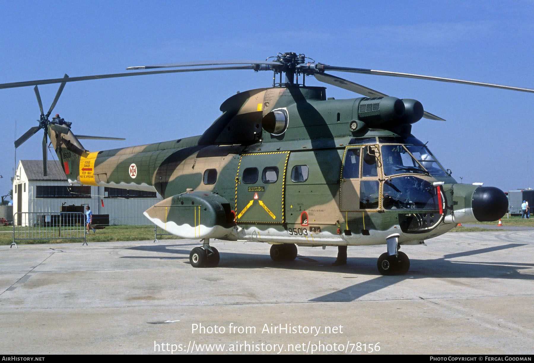 Aircraft Photo of 9503 | Sud SA-330S1 Puma | Portugal - Air Force | AirHistory.net #78156