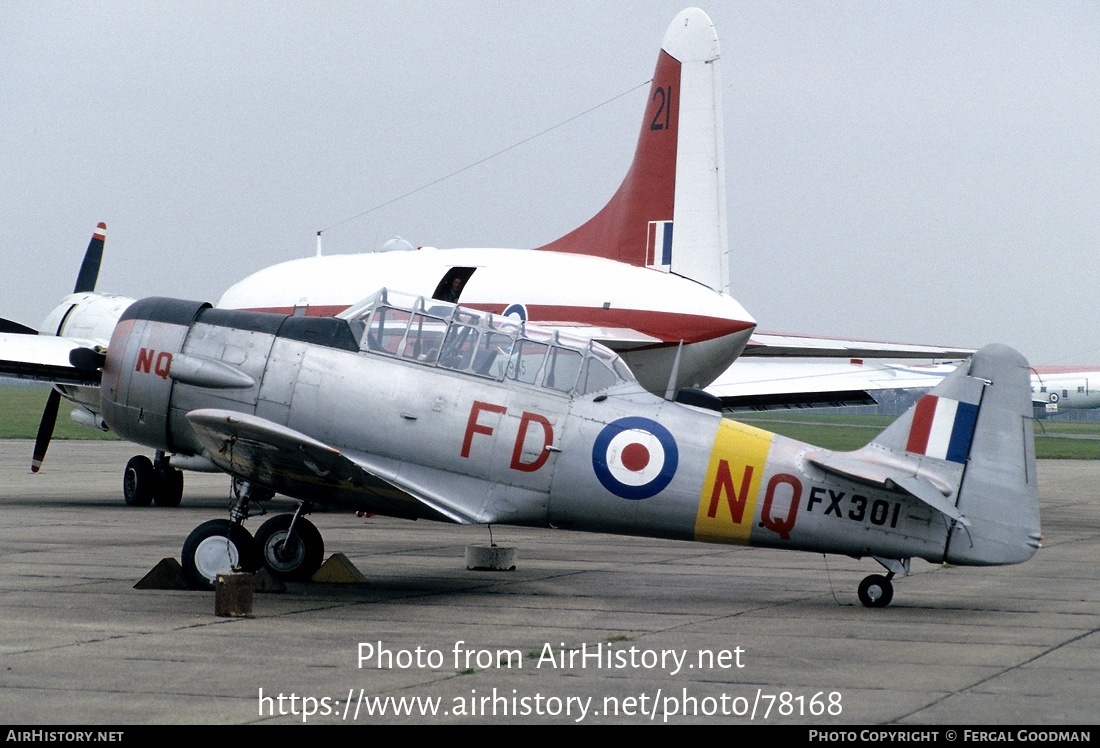 Aircraft Photo of G-JUDI / FX301 | North American AT-6D Harvard III | AirHistory.net #78168