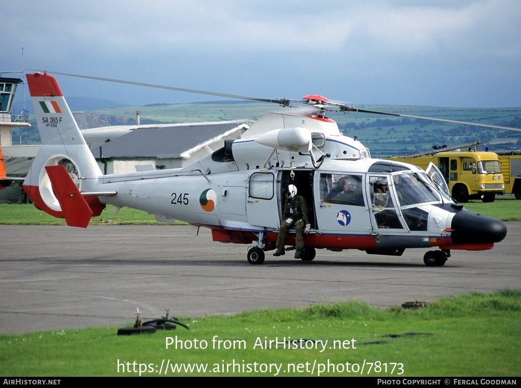 Aircraft Photo of 245 | Aerospatiale SA-365F Dauphin 2 | Ireland - Air Force | AirHistory.net #78173