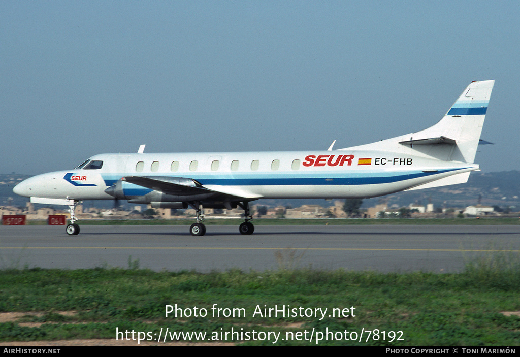 Aircraft Photo of EC-FHB | Swearingen SA-226TC Metro II | SEUR | AirHistory.net #78192