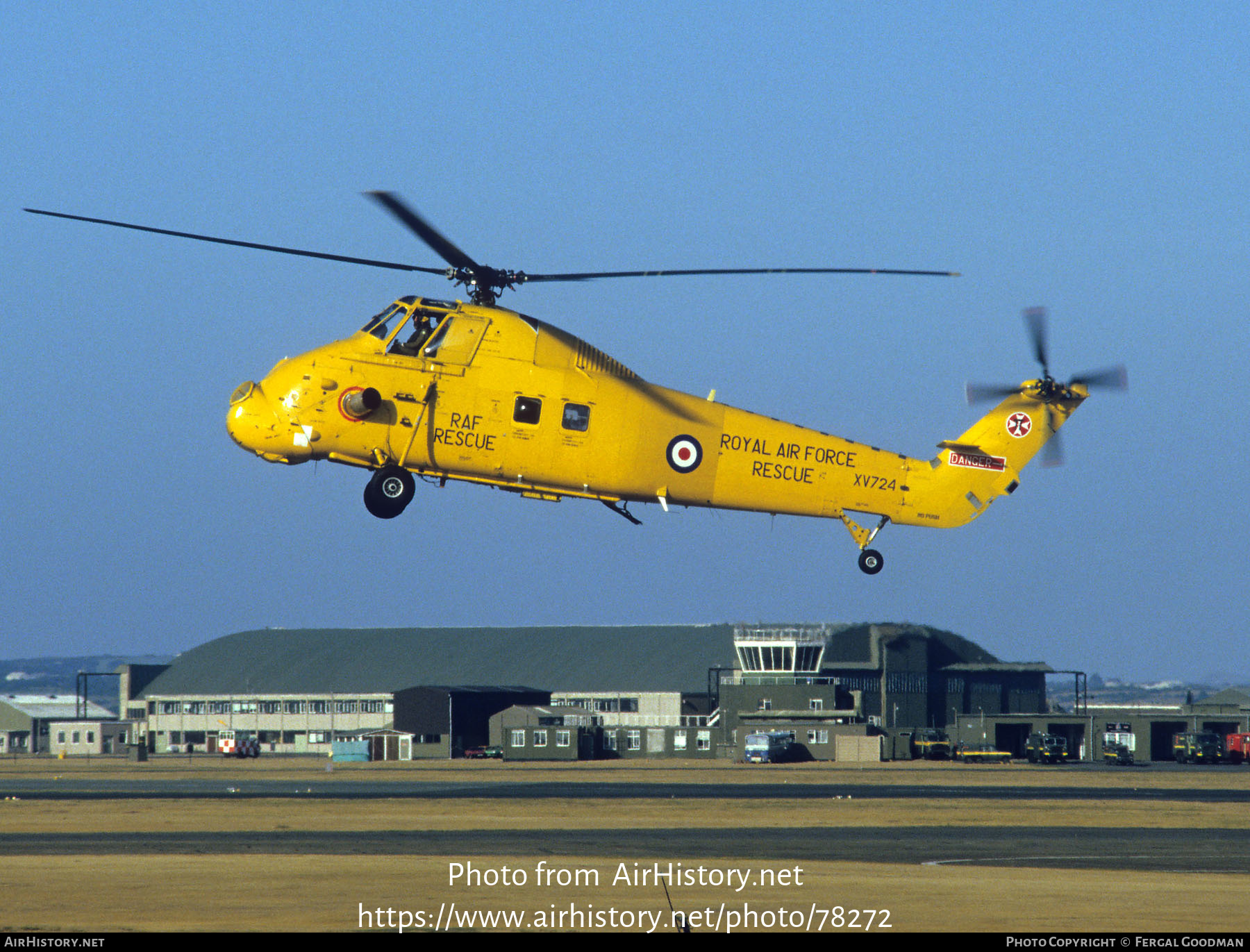 Aircraft Photo of XV724 | Westland WS-58 Wessex HC.2 | UK - Air Force | AirHistory.net #78272