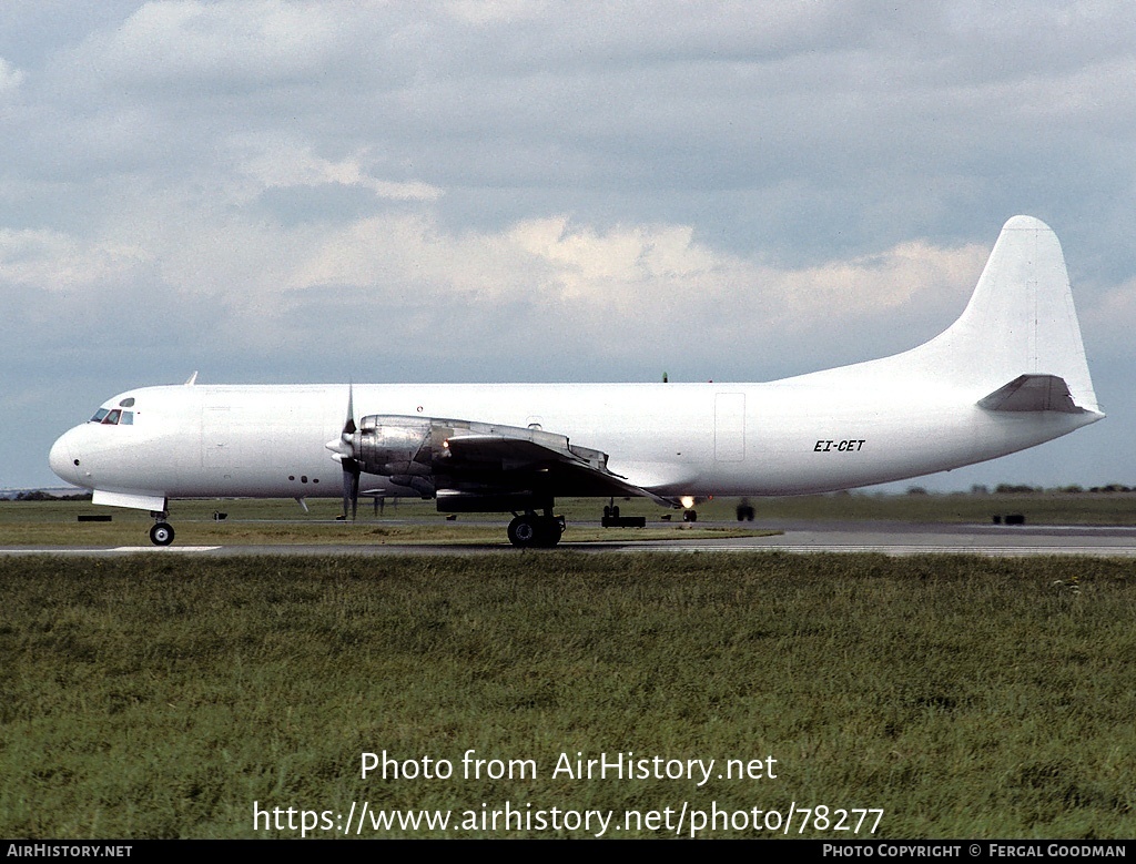 Aircraft Photo of EI-CET | Lockheed L-188C(F) Electra | EI Air Exports | AirHistory.net #78277