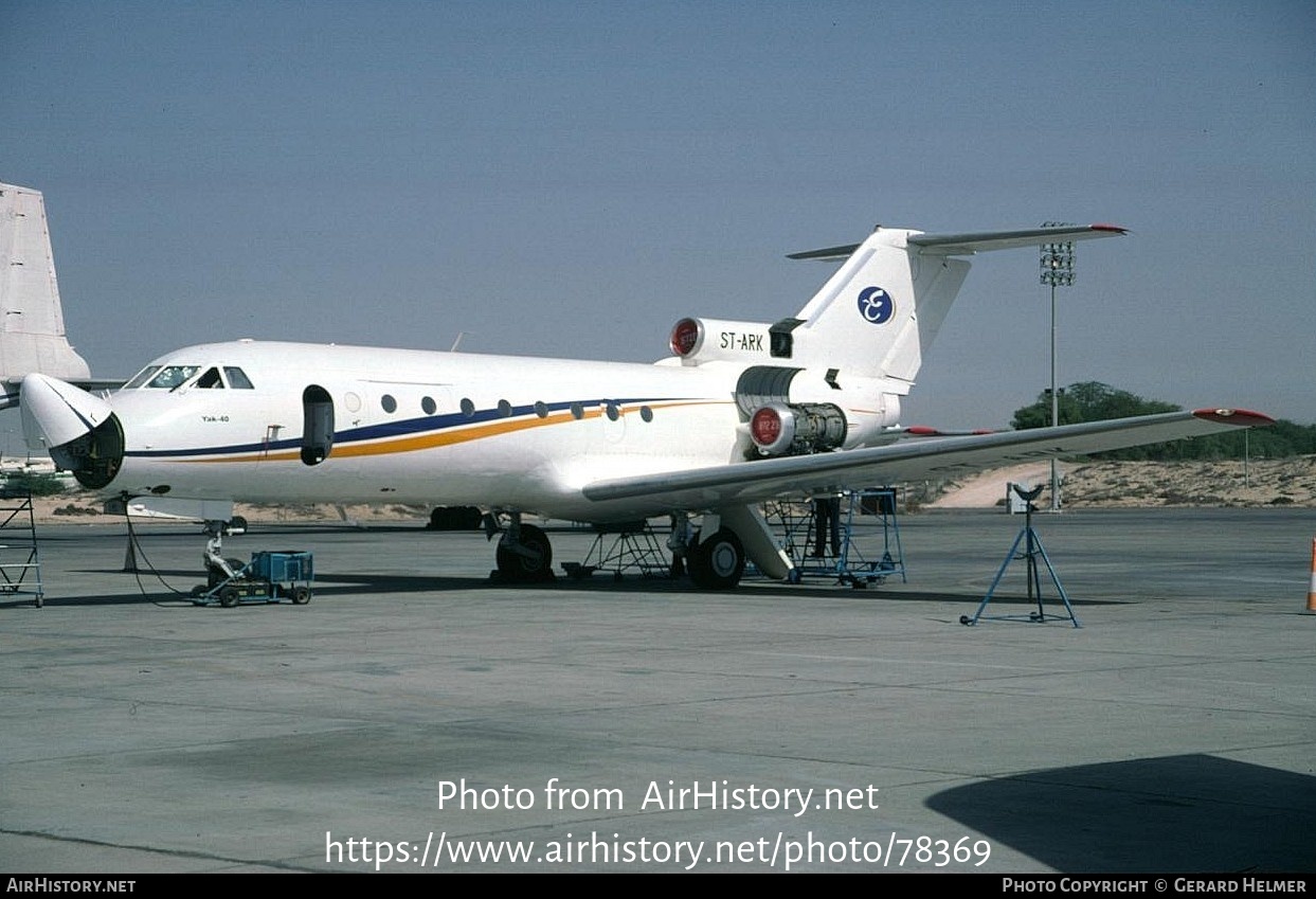 Aircraft Photo of ST-ARK | Yakovlev Yak-40KD | AirHistory.net #78369