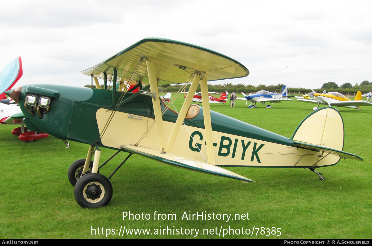 Aircraft Photo of G-BIYK | Isaacs Fury II | AirHistory.net #78385