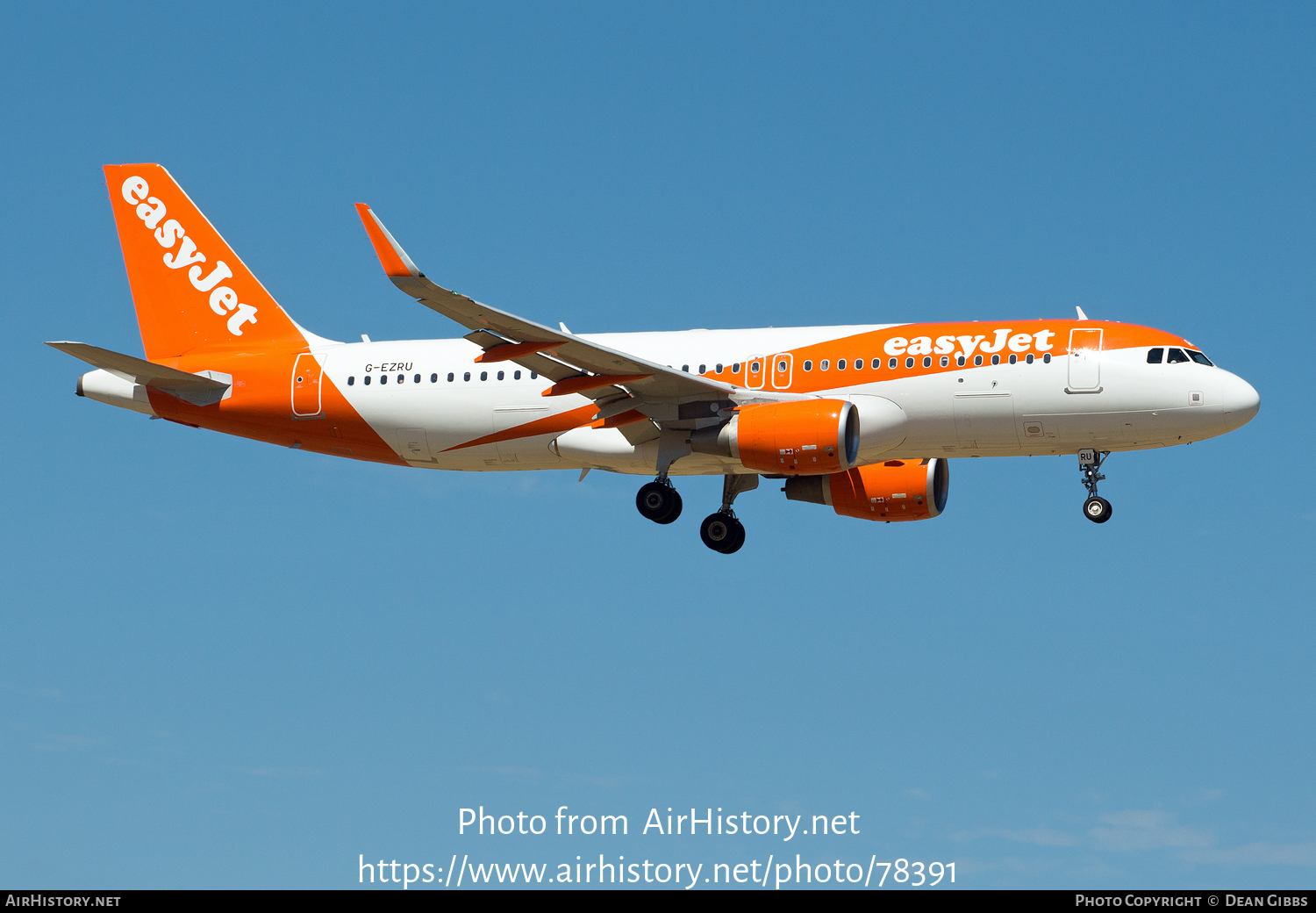 Aircraft Photo of G-EZRU | Airbus A320-214 | EasyJet | AirHistory.net #78391