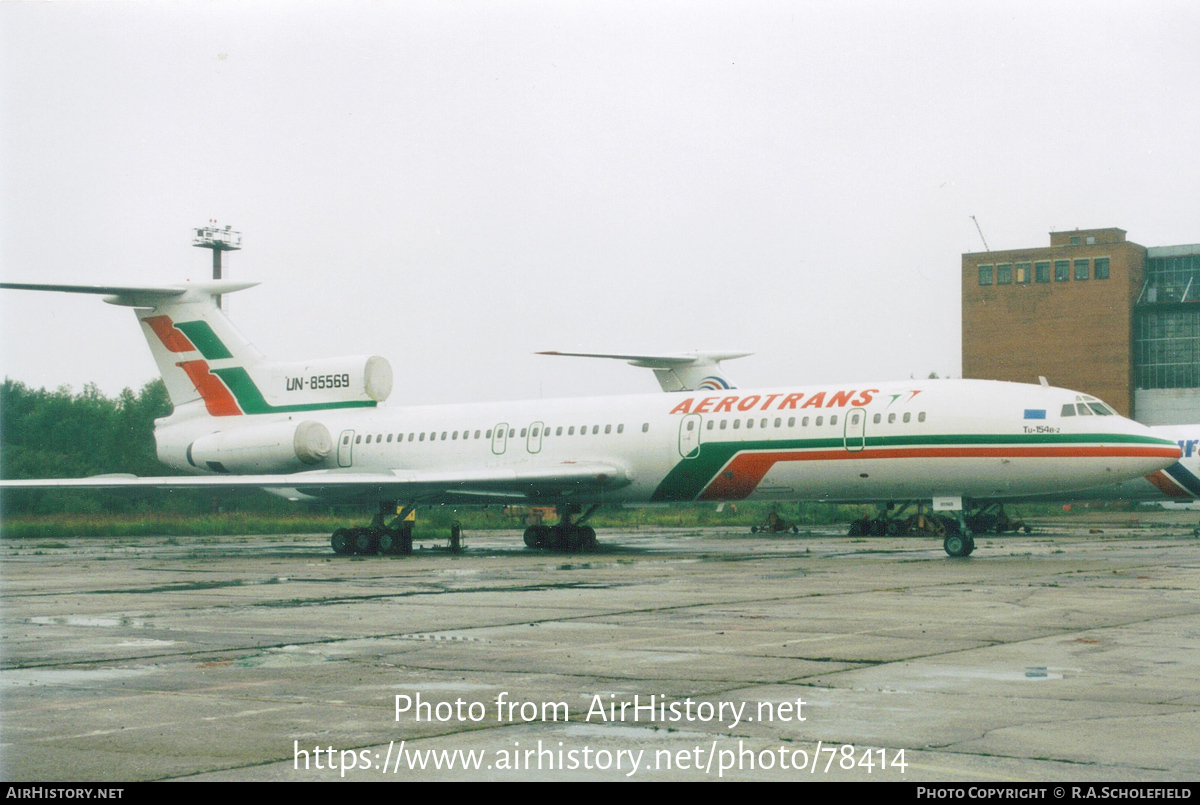 Aircraft Photo of UN-85569 | Tupolev Tu-154B-2 | Aerotrans | AirHistory.net #78414