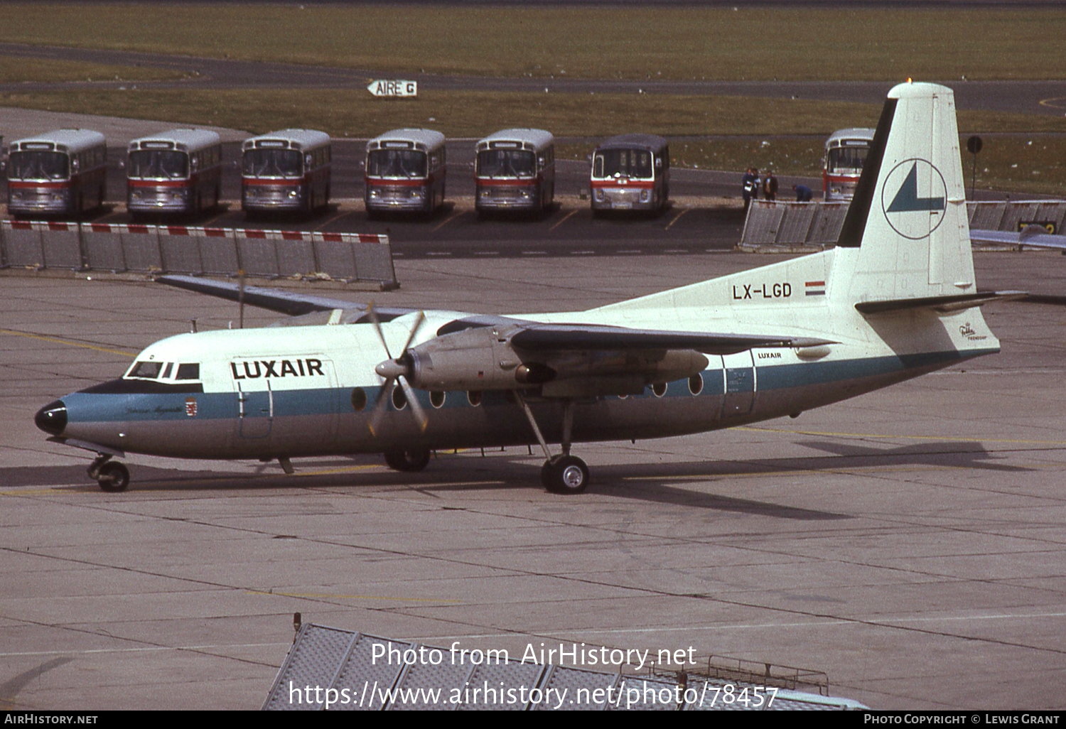 Aircraft Photo of LX-LGD | Fokker F27-600 Friendship | Luxair | AirHistory.net #78457