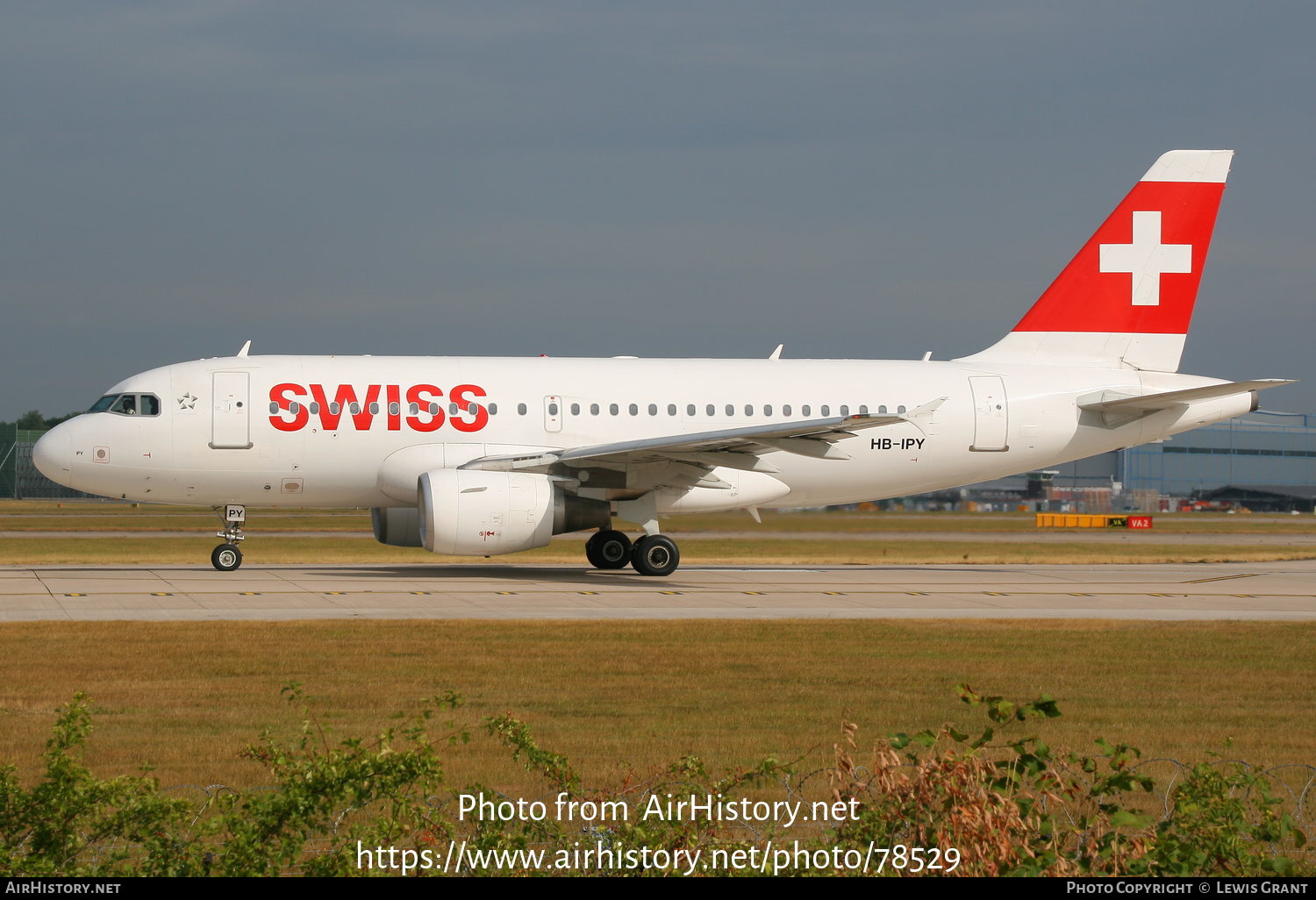 Aircraft Photo of HB-IPY | Airbus A319-112 | Swiss International Air Lines | AirHistory.net #78529