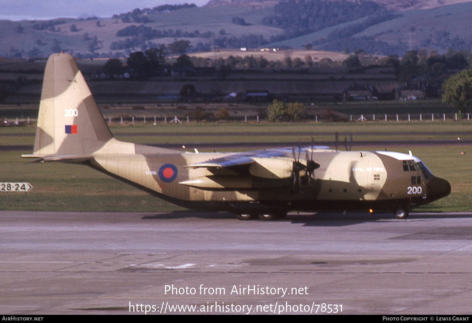 Aircraft Photo of XV200 | Lockheed C-130K Hercules C1 (L-382) | UK - Air Force | AirHistory.net #78531