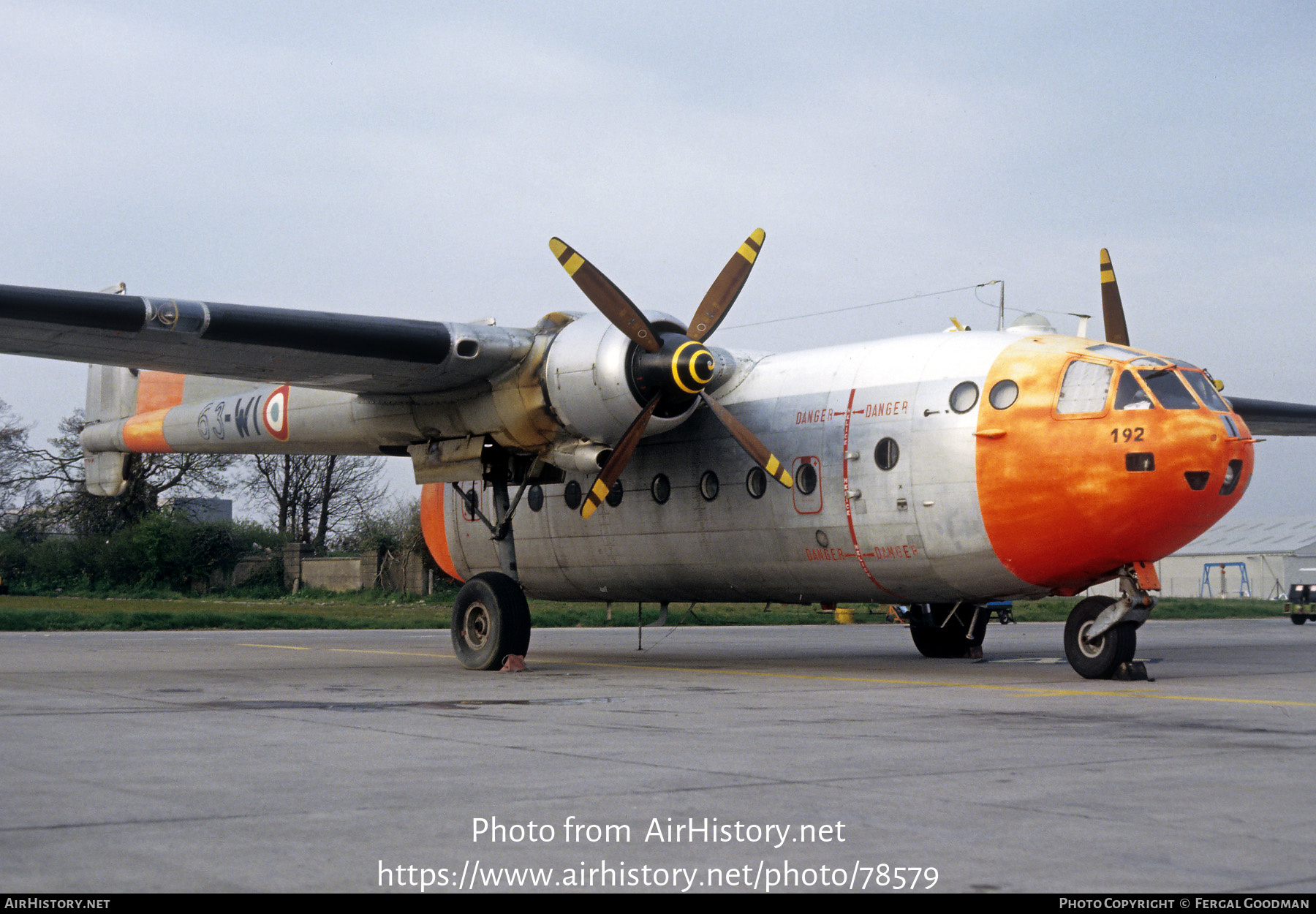 Aircraft Photo of 192 | Nord 2501F Noratlas | France - Air Force | AirHistory.net #78579