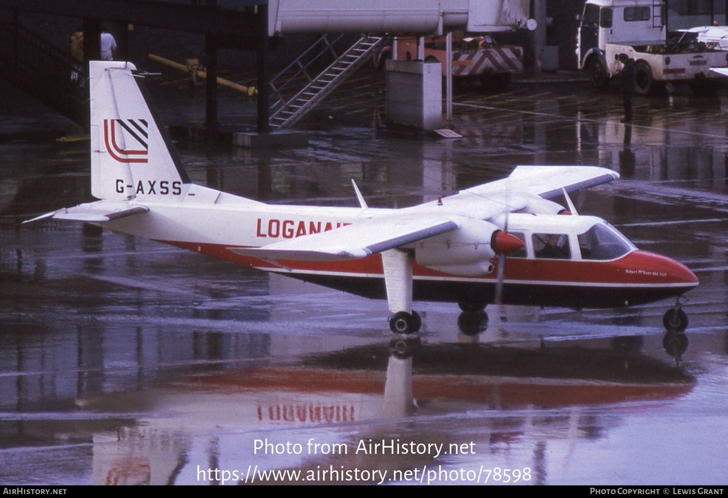 Aircraft Photo of G-AXSS | Britten-Norman BN-2A Islander | Loganair | AirHistory.net #78598