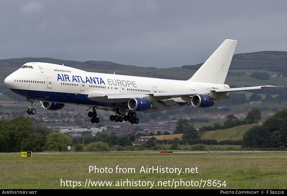 Aircraft Photo of TF-ARG | Boeing 747-236B | Air Atlanta Europe | AirHistory.net #78654