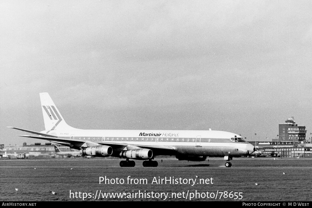 Aircraft Photo of PH-MAS | Douglas DC-8-55CF Jet Trader | Martinair ...